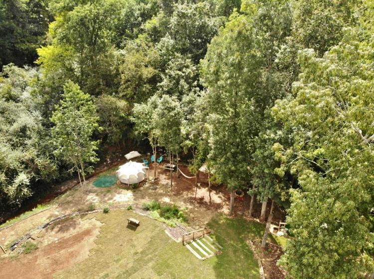 The Aries-A Stargazing, Luxury Glamping Tent Rogersville Bagian luar foto