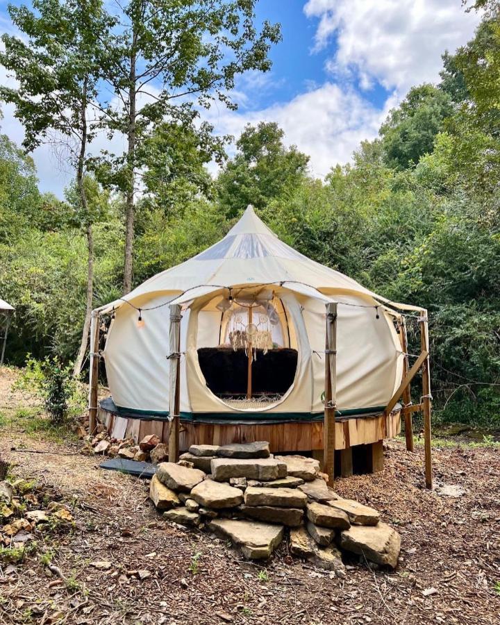 The Aries-A Stargazing, Luxury Glamping Tent Rogersville Bagian luar foto