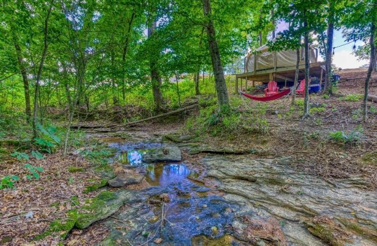 The Aries-A Stargazing, Luxury Glamping Tent Rogersville Bagian luar foto